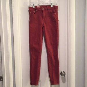 Gap Resolution True Skinny Jeans in Red